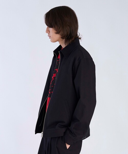 agnes b.(アニエスベー)の「メンズ コットン 長袖 ジップアップジャケット "Chet"(ダウンジャケット/コート・メンズ・ブラック・2/1/0/3)」の9枚目の写真