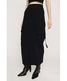 SLY | FINE TOUCH KNIT M/SK ファイン タッチ ニット ミディアム スカート(スカート)
