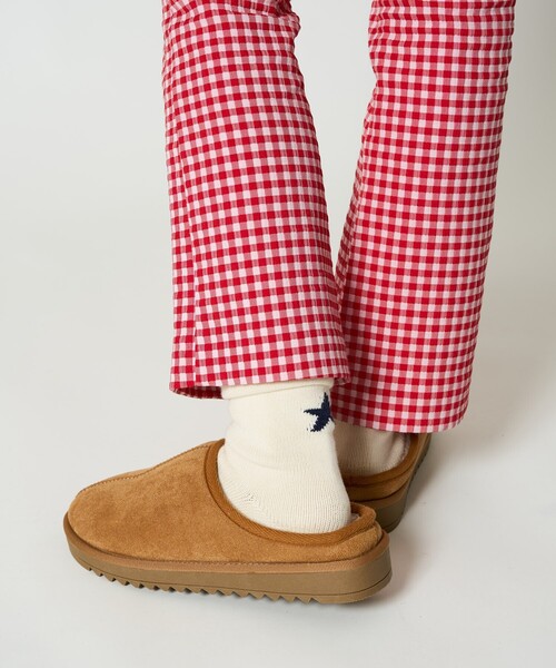 FREAK'S STORE(フリークスストア)の「限定展開 センターシーム ムートン モックシューズ(ブーツ・レディース・ブラック/キャメル/グレー/ベージュ・38/37/36)」の17枚目の写真