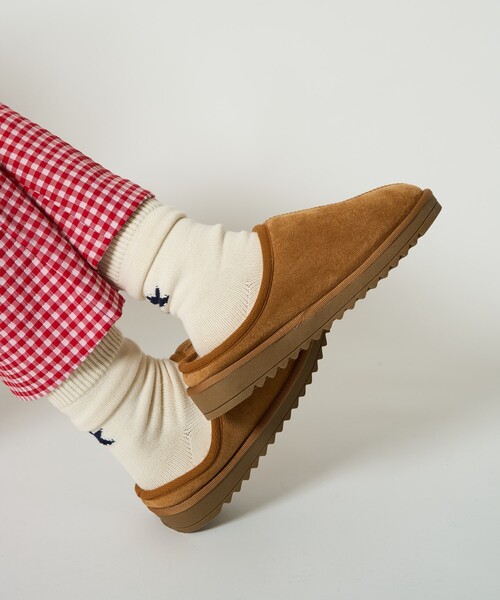 FREAK'S STORE(フリークスストア)の「限定展開 センターシーム ムートン モックシューズ(ブーツ・レディース・ブラック/キャメル/グレー/ベージュ・38/37/36)」の19枚目の写真