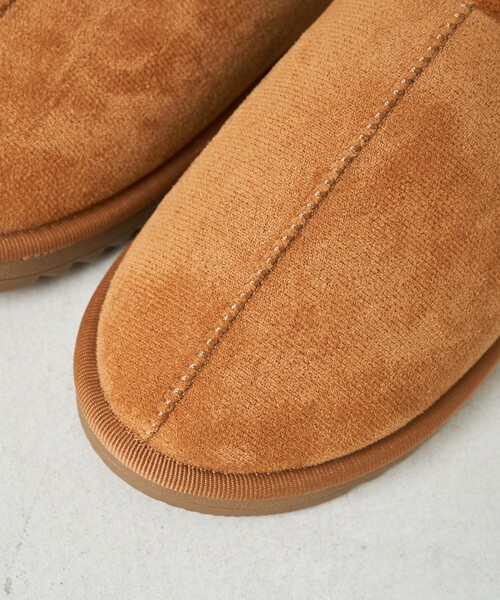 FREAK'S STORE(フリークスストア)の「限定展開 センターシーム ムートン モックシューズ(ブーツ・レディース・ブラック/キャメル/グレー/ベージュ・38/37/36)」の9枚目の写真