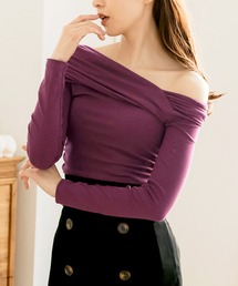 Julia Boutique | ワンショルダー風カットソー(Tシャツ/カットソー)