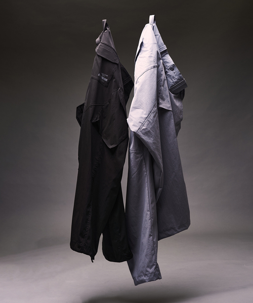 417 EDIFICE（フォーワンセブンエディフィス）の「”WASHER NYLON” RNカーゴパンツ（カーゴパンツ・メンズ・ブラック/チャコールグレー・LARGE/MEDIUM）」の6枚目の写真