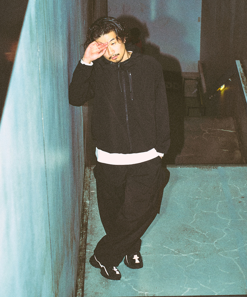 417 EDIFICE（フォーワンセブンエディフィス）の「”WASHER NYLON” RNカーゴパンツ（カーゴパンツ・メンズ・ブラック/チャコールグレー・LARGE/MEDIUM）」の12枚目の写真