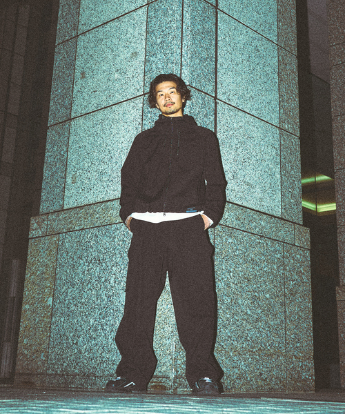 417 EDIFICE（フォーワンセブンエディフィス）の「”WASHER NYLON” RNカーゴパンツ（カーゴパンツ・メンズ・ブラック/チャコールグレー・LARGE/MEDIUM）」の15枚目の写真