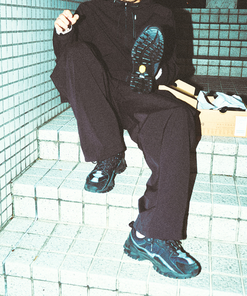 417 EDIFICE（フォーワンセブンエディフィス）の「”WASHER NYLON” RNカーゴパンツ（カーゴパンツ・メンズ・ブラック/チャコールグレー・LARGE/MEDIUM）」の18枚目の写真