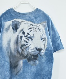 THE MOUNTAIN（ザマウンテン）の「【ヴィンテージ古着】90's THE MOUNTAIN ホワイトタイガー タイダイ Tシャツ（Tシャツ/カットソー）」