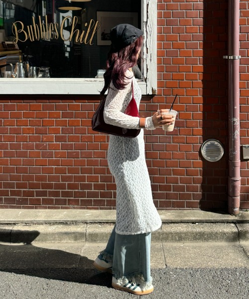 efill（エフィル）の「レースワンピース レイヤード（ワンピース・レディース・ベージュ・FREE）」の17枚目の写真