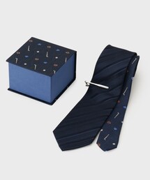 TAKEO KIKUCHI（タケオキクチ）の「【BOXセット】Enjoy Sports ネクタイ＆タイバー（ネクタイ）」