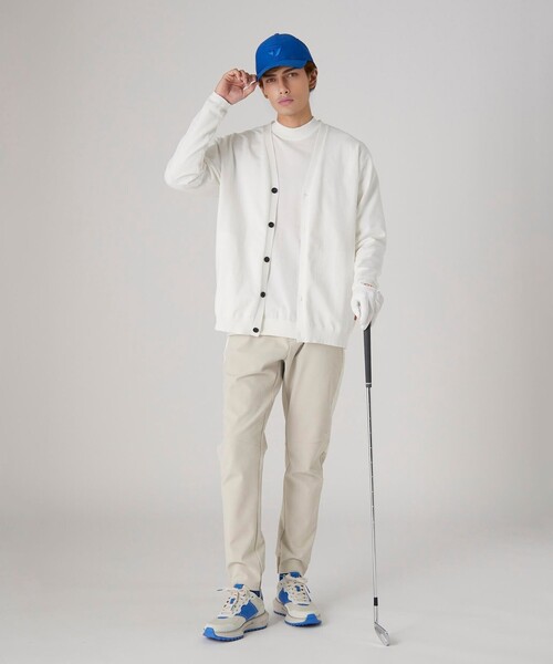 TaylorMade(テーラーメイド)の「【別注】<TaylorMade×UNITED ARROWS> Vネック カーディガン(カーディガン/ボレロ・メンズ・オフホワイト/ブラック・S/L/XL/M/XS)」の4枚目の写真