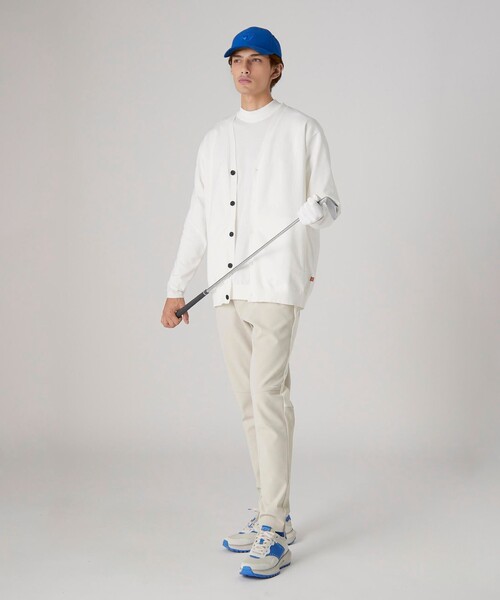 TaylorMade(テーラーメイド)の「【別注】<TaylorMade×UNITED ARROWS> Vネック カーディガン(カーディガン/ボレロ・メンズ・オフホワイト/ブラック・S/L/XL/M/XS)」の5枚目の写真