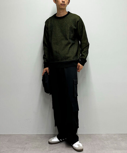 CIAOPANIC(チャオパニック)の「スウェットライクリバーシブルニット(ニット/セーター・レディース・ネイビー/ブラック/オフホワイト/ブラウン・ONE SIZE)」の18枚目の写真