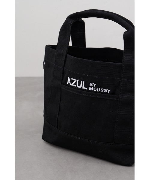 AZUL by moussy(アズールバイマウジー)の「ロゴ刺繍ミニトートバック(トートバッグ・メンズ・ホワイト系その他/グレー/ブラック/カーキ・FREE)」の15枚目の写真