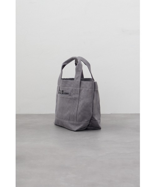 AZUL by moussy(アズールバイマウジー)の「ロゴ刺繍ミニトートバック(トートバッグ・メンズ・ホワイト系その他/グレー/ブラック/カーキ・FREE)」の19枚目の写真