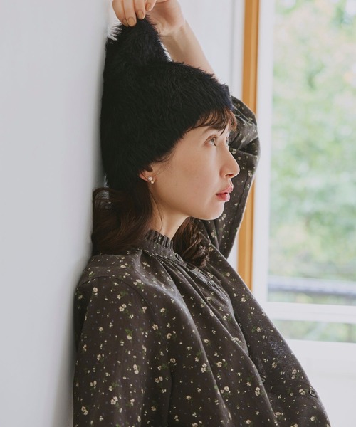 studio CLIP（スタディオクリップ）の「【3シーズンシリーズ】シングルガーゼ襟フリルブラウス（シャツ/ブラウス・レディース・グレー/オフホワイト/ブラック/ピンク/サックスブルー/チャコール/イエロー/アイボリー/ベージュ・LARGE/MEDIUM）」の17枚目の写真