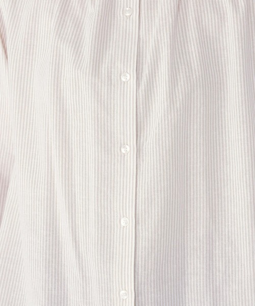 セール】【3シーズンシリーズ】シングルガーゼ襟フリルブラウス