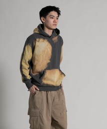 【aimoha neo】裏起毛 Bleaching Processed Hoodie (AW)
