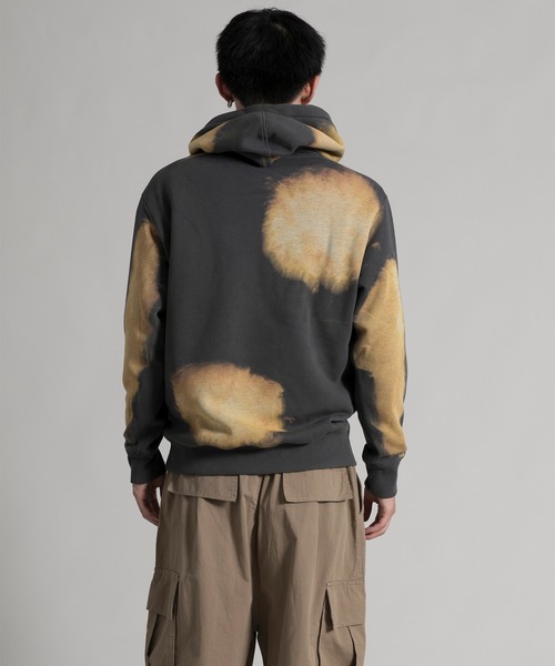 aimoha（アイモハ）の「【aimoha neo】裏起毛 Bleaching Processed Hoodie (AW)（パーカー・メンズ・ダークグレー/ベージュ・1/2/3/4）」の18枚目の写真