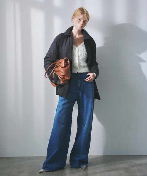 styling/（スタイリング）の「スパンコールラメニット（カーディガン/ボレロ・レディース・アイボリー/ブラック・FREE）」の5枚目の写真