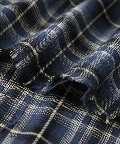 JUNRED（ジュンレッド）の「オンブレチェックシャツ（シャツ/ブラウス・メンズ・ブラック/ベージュ系その他/ブルー系その他4・S/M/L）」の15枚目の写真