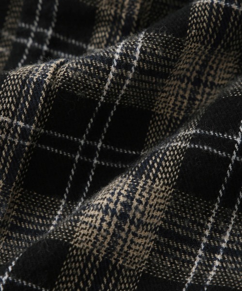 JUNRED（ジュンレッド）の「オンブレチェックシャツ（シャツ/ブラウス・メンズ・ブラック/ベージュ系その他/ブルー系その他4・S/M/L）」の13枚目の写真