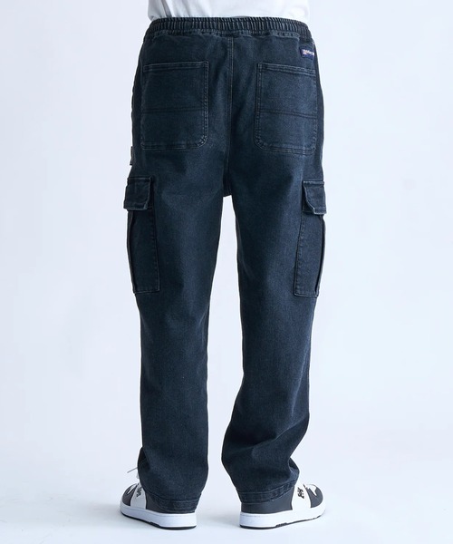 DC SHOES(ディーシーシューズ)の「24 WIDE CARGO PANT/DCウエストゴムドローコード付きワイドシルエットカーゴパンツ(カーゴパンツ・メンズ・ブラック系その他/カーキ/ライトブルー/インディゴブルー・MEDIUM/LARGE/X-LARGE)」の6枚目の写真