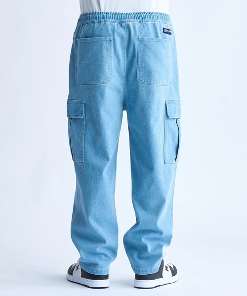 DC SHOES(ディーシーシューズ)の「24 WIDE CARGO PANT/DCウエストゴムドローコード付きワイドシルエットカーゴパンツ(カーゴパンツ・メンズ・ブラック系その他/カーキ/ライトブルー/インディゴブルー・MEDIUM/LARGE/X-LARGE)」の10枚目の写真