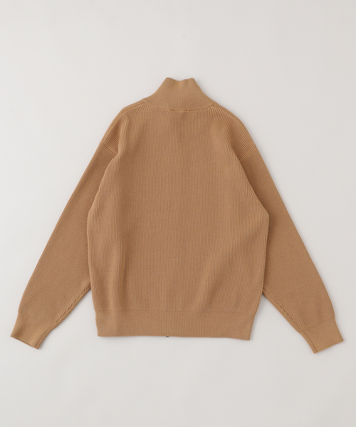 JOURNAL STANDARD(ジャーナルスタンダード)の「UNDYED / アンダイド ドライバーズニット(ニット/セーター・メンズ・ブラウン/アイボリー・LARGE/MEDIUM)」の3枚目の写真