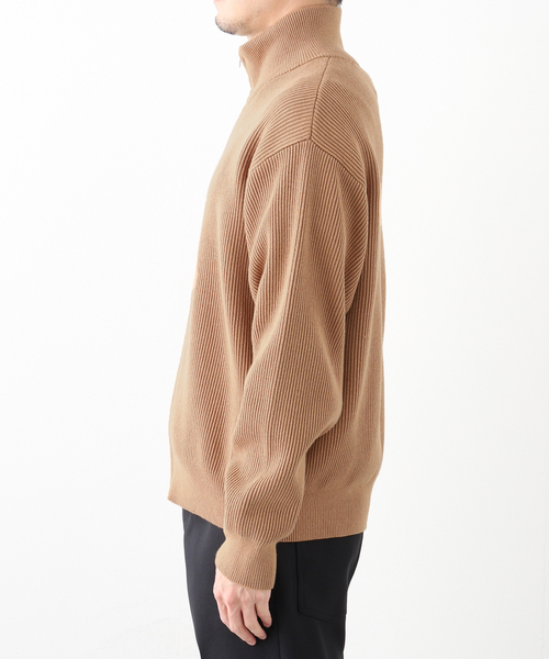 JOURNAL STANDARD(ジャーナルスタンダード)の「UNDYED / アンダイド ドライバーズニット(ニット/セーター・メンズ・ブラウン/アイボリー・LARGE/MEDIUM)」の10枚目の写真