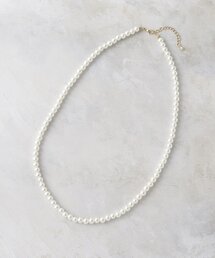 ガラスパールロングネックレス