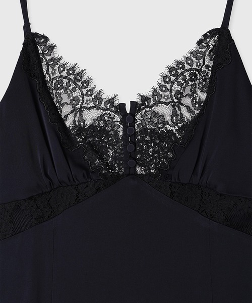 セール】レーストリミングキャミワンピース（ワンピース）｜anuans（ア