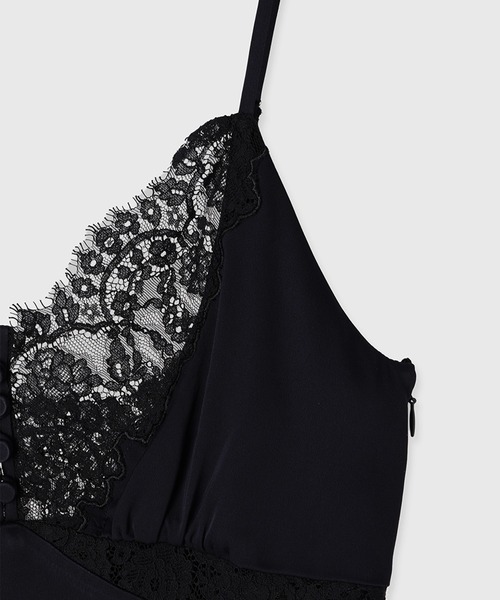 セール】レーストリミングキャミワンピース（ワンピース）｜anuans（ア