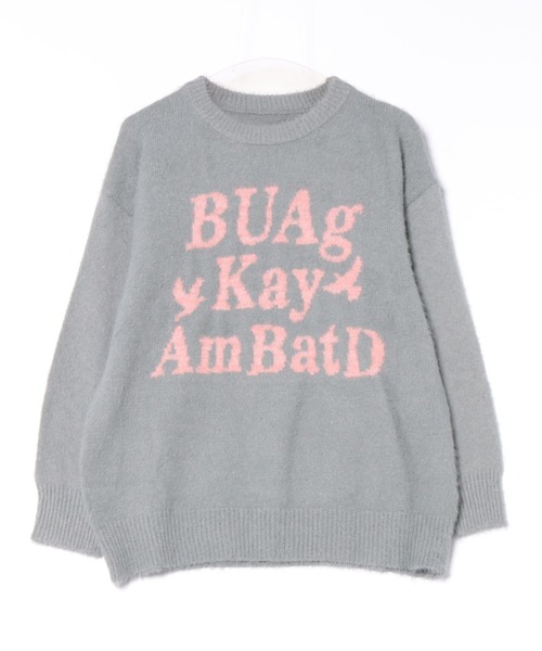 セール】バイカラーロゴジャガードニット（ニット/セーター）｜LADY