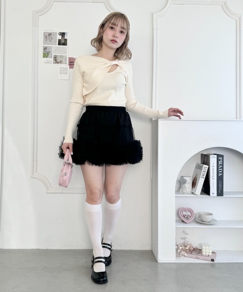 1/25迄価格！BLACK PEACE NOWボリュームパニエ付きスカート Amazon.co.jp: [yarui] パニエ スカート チュチュスカート