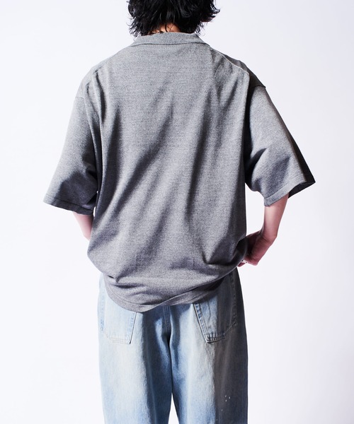 Lui's(ルイス)の「VIS/PO 杢調 ニットポロ(ニット/セーター・メンズ・レッド/ブラック/グレー・S/M)」の15枚目の写真