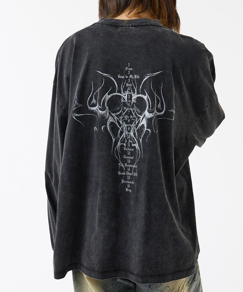 Signature Logo Long Sleeve T-shirt / シグネーチャーロゴ長袖Tシャツ（Tシャツ/カットソー）｜Theater code（シアターコード）