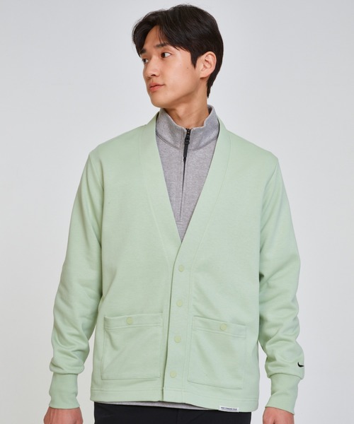 NIKE(ナイキ)の「ナイキ Dri-FIT スタンダードイシュー メンズ ゴルフカーディガン / Nike Dri-FIT Standard Issue Men's Golf Cardigan FB5465-343 Honeydew(カーディガン/ボレロ・メンズ・グリーン系その他2・L/M/S/XL/2XL)」の2枚目の写真