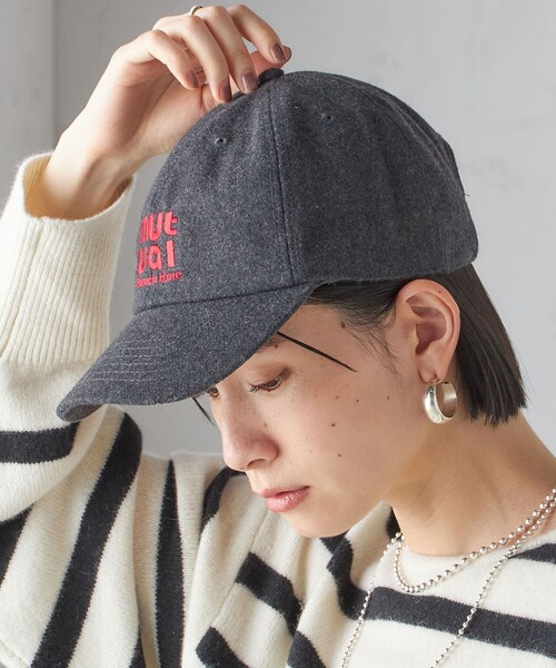 SHIPS（シップス）の「ロゴ 刺繍  キャップ（グレー）（キャップ・レディース・グレー・ONE SIZE）」の3枚目の写真