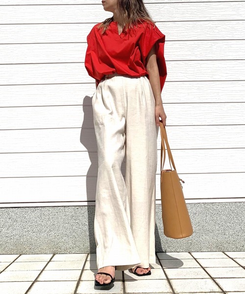 Q(キュー)の「チェーン付きバケットトート(トートバッグ・レディース・ブラック/ベージュ・ONE SIZE)」の20枚目の写真