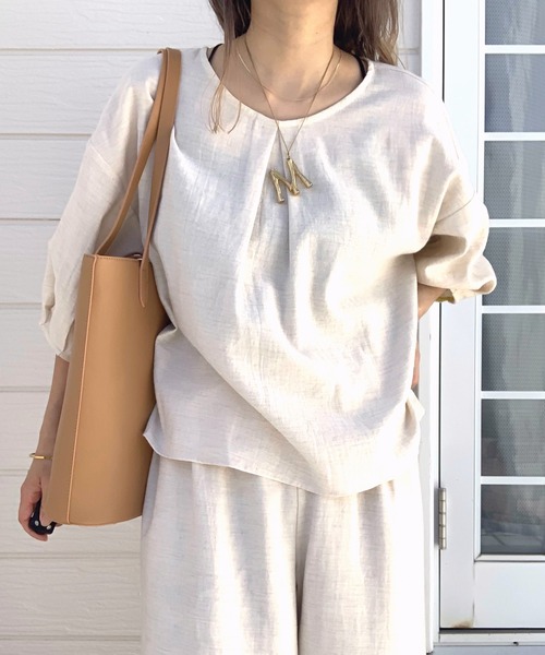 Q(キュー)の「チェーン付きバケットトート(トートバッグ・レディース・ブラック/ベージュ・ONE SIZE)」の17枚目の写真