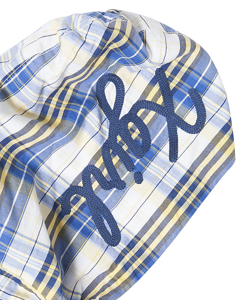 X-girl（エックスガール）の「PLAID HOODIE SHIRT（シャツ/ブラウス・レディース・ホワイト/ピンク/ネイビー・2/1）」の5枚目の写真