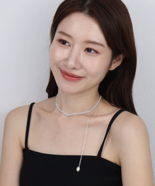 セール】【金属アレルギー対応】 淡水パール チェーン