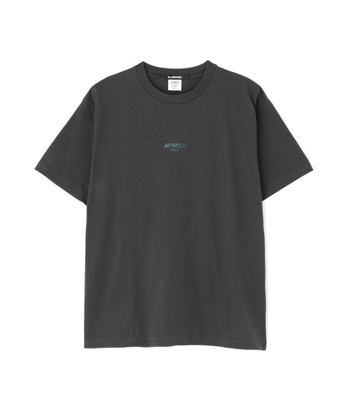 AVIREX(アヴィレックス)の「MIL. ACADEMY T-SHIRT "1954" / ミリタリーアカデミー 半袖Tシャツ / AVIREX / アヴィレックス(Tシャツ/カットソー・メンズ・チャコール/ネイビー/ホワイト・MEDIUM/LARGE/X-LARGE/XX-LARGE)」の4枚目の写真