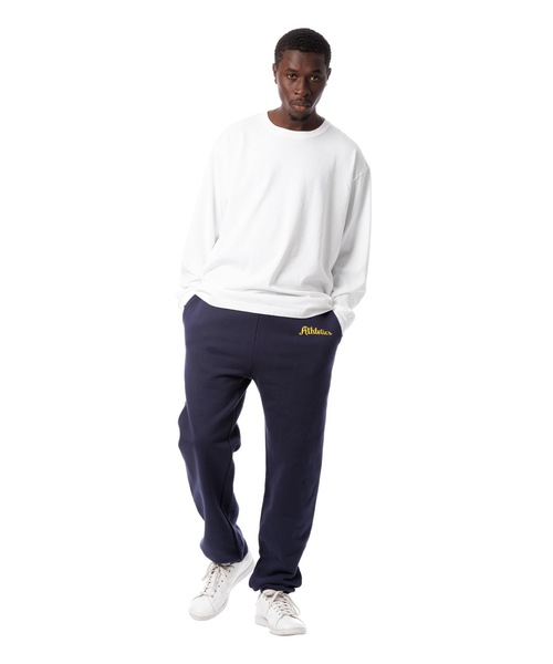 Sandinista(サンディニスタ)の「Athletic Sweatpants / アスレチック裏毛スウェットパンツ(スウェットパンツ・メンズ・ネイビー/ホワイト/ヘザーグレー/ブラック・LARGE/MEDIUM/SMALL)」の12枚目の写真