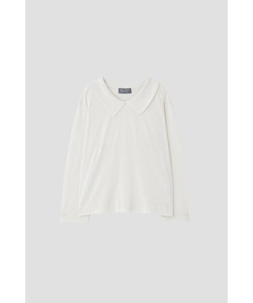 MARGARET HOWELL（マーガレットハウエル）の「DENCE COTTON JERSEY（Tシャツ/カットソー・レディース・ブラック/ホワイト系その他3・2）」の10枚目の写真