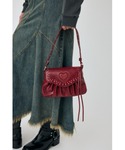 MOUSSY(マウジー)の【ライトグレーWEB限定カラー】HEART GATHER STUDS バッグ