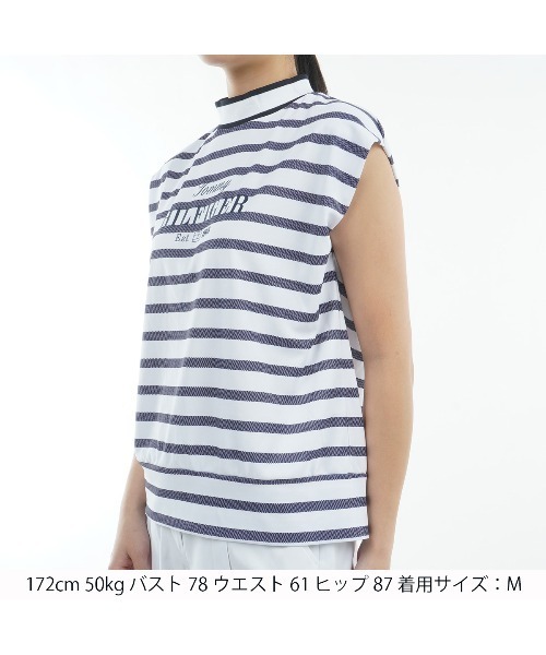 TOMMY HILFIGER GOLF（トミー ヒルフィガー ゴルフ）の「ﾌﾚﾝﾁｽﾘｰﾌﾞ ｺｸｰﾝﾓｯｸﾈｯｸｼｬﾂ（その他トップス・レディース・ホワイト/ネイビー/マルチ・L/LL/M/S）」の17枚目の写真