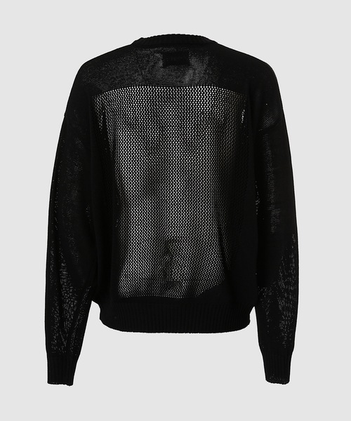 PHINGERIN(フィンガリン)の「WINDOW WEB SWEATER(ニット/セーター・メンズ・ミント/ブラック/アイボリー/ピンク・L)」の6枚目の写真