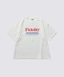 FIDELITY（フィデリティ）の「SCHEMES LOGO TUBE TEE / 企業ロゴプリントTシャツ（Tシャツ/カットソー）」