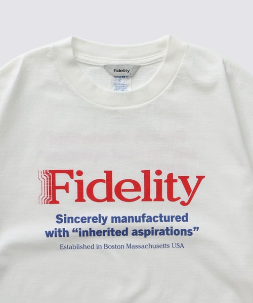 FIDELITY（フィデリティ）の「SCHEMES LOGO TUBE TEE / 企業ロゴプリントTシャツ（Tシャツ/カットソー・メンズ・その他1/ネイビー/ホワイト・LARGE/MEDIUM）」の7枚目の写真